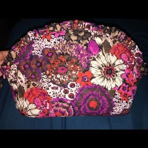 Vera bradley large cosmetic bag